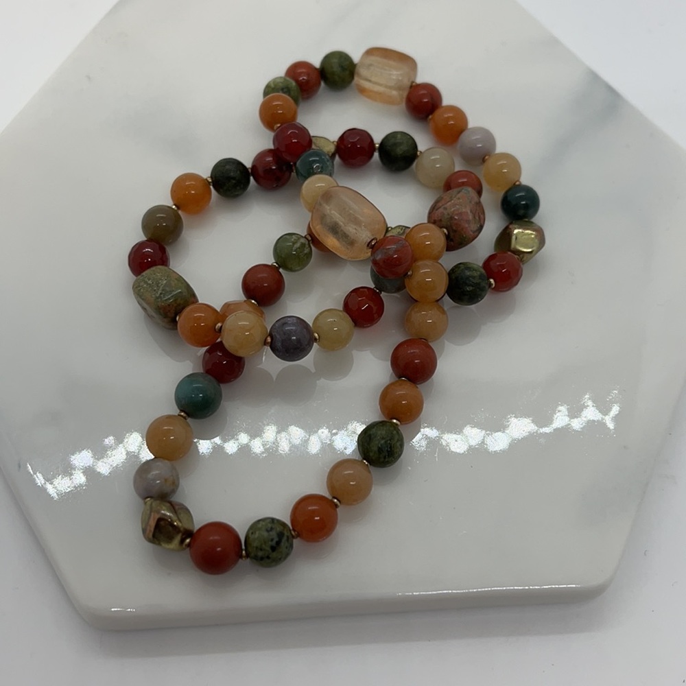 Stretch Bracelets Set of 3 Natural Colors